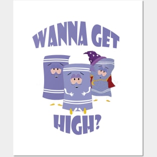 Towelie | Wanna Get High | South Park Posters and Art